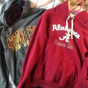 2 College Hoodies (Alabama & Arizona)